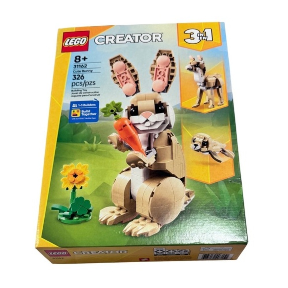 LEGO Creator 3-in-1 Cute Bunny (31162) 326 pcs NEW – Box Damaged/3 Build Options